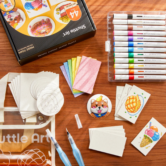 Kit de pictura – Spuma 3D pentru desene magice