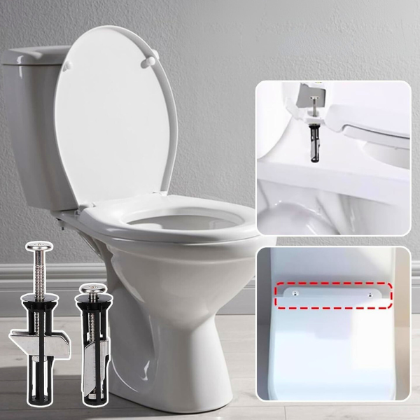 Kit de Suruburi pentru Fixarea Capacului de Toaleta - 2 buc