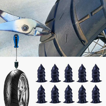 Kit vulcanizare rapida - Set 10 petice cu filet
