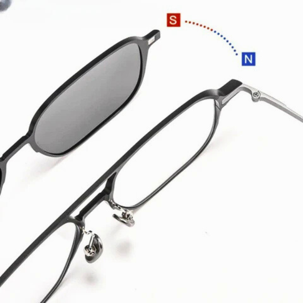 Ochelari magnetici cu 2 lentile detasabile