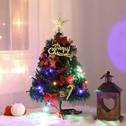 Brad cu decoratiuni pentru birou, 60cm