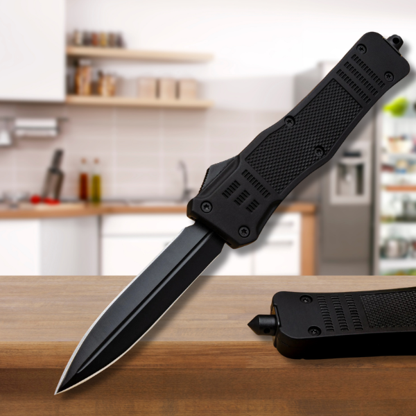 Cutit de bucatarie - multifunctional, pliabil, cu lama dreapta