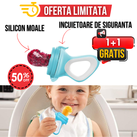 1+1 GRATIS Suzeta 2 in 1 pentru bebelusi