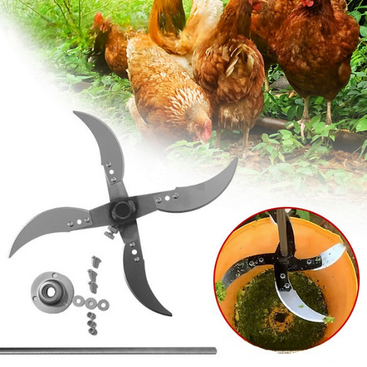 Tocator de legume pentru ferma – cu conectare la bormasina