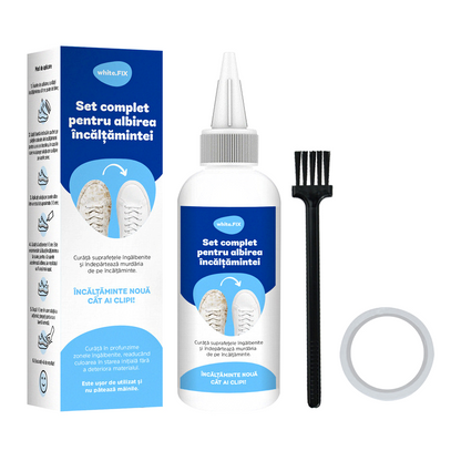 Set Complet pentru Albire Adidasi - Kit pentru Curatare Incaltaminte