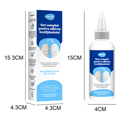 Set Complet pentru Albire Adidasi - Kit pentru Curatare Incaltaminte