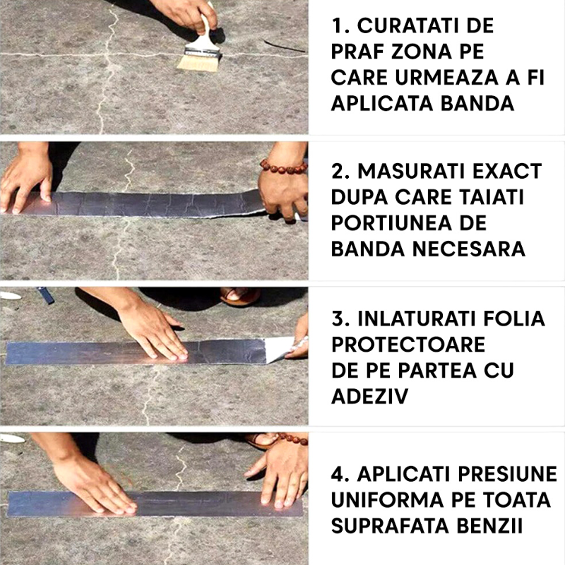 Banda de etansare din cauciuc butilic