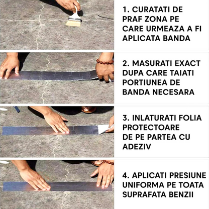 Banda de etansare din cauciuc butilic
