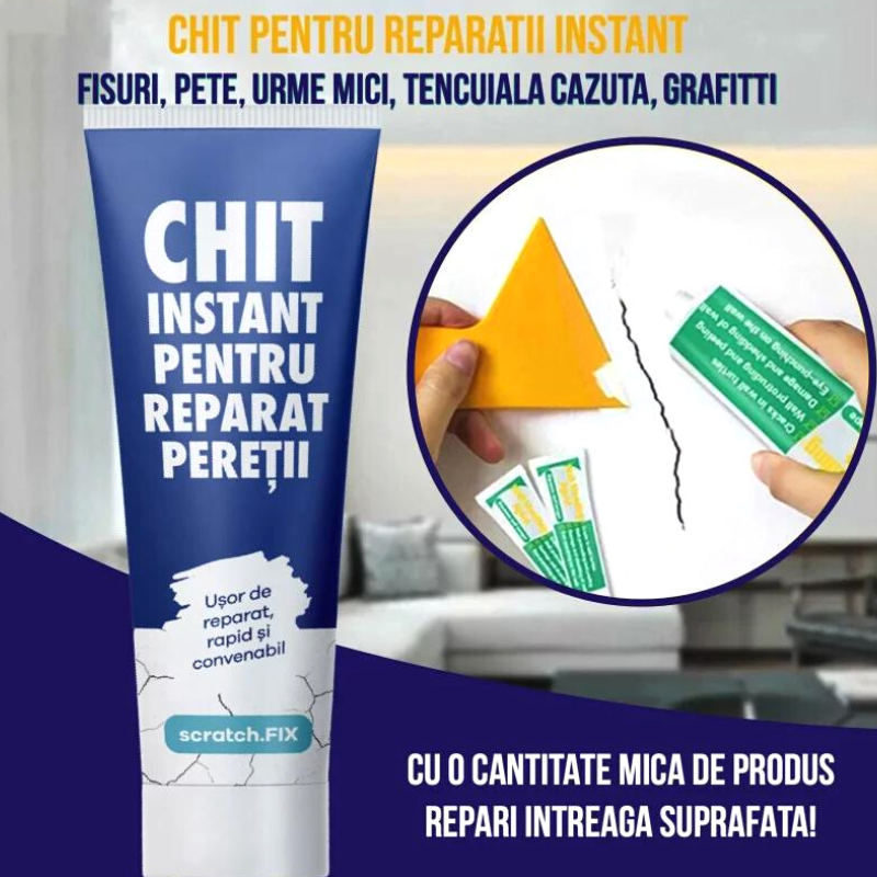 Chit complet pentru reparat peretii - rezultate instant