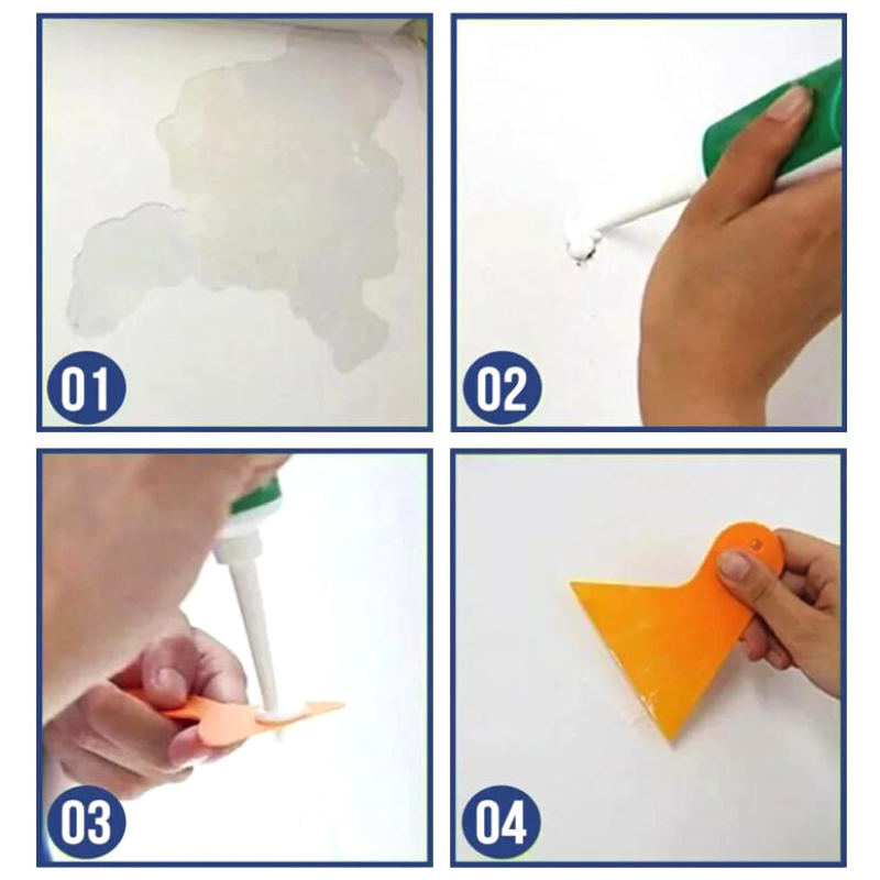Chit complet pentru reparat peretii - rezultate instant