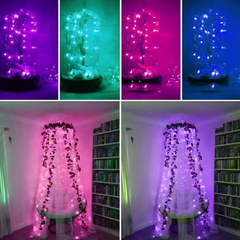 Instalatie de Craciun RGB cu Control Bluetooth prin Aplicatie