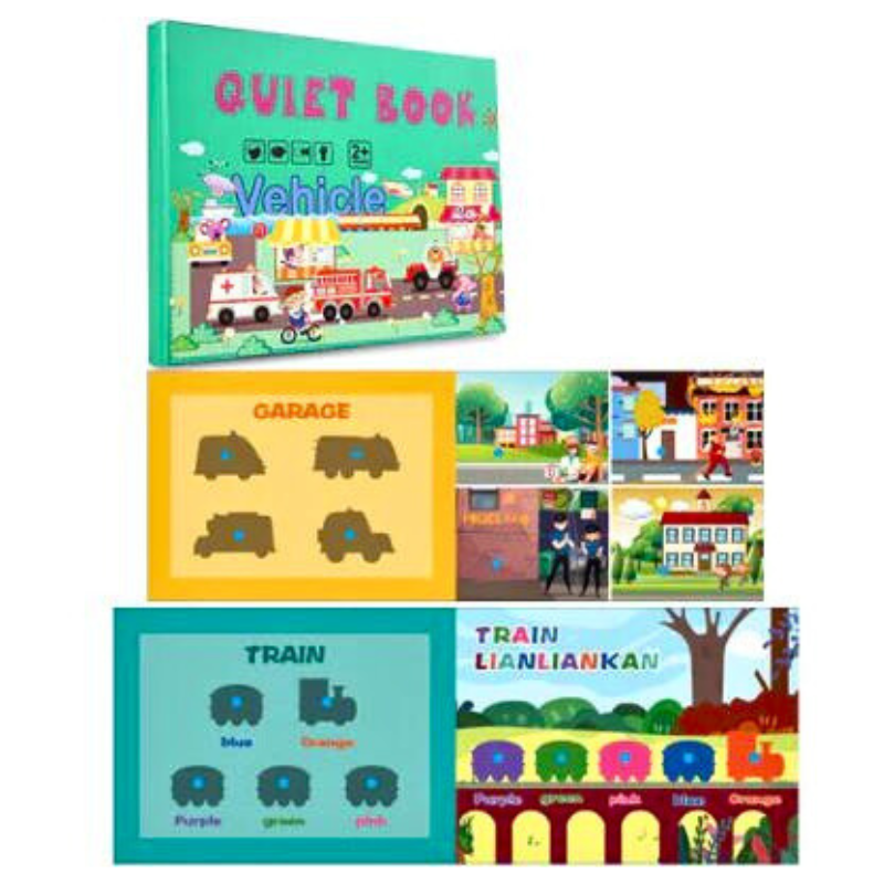 Carte Educativa si Interactiva pentru Copii de 2 ani +